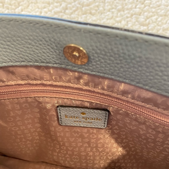 Kate Spade Leather Blue Purse - Picture 4 of 7